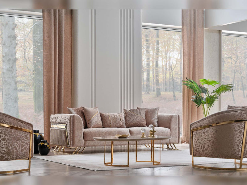 Elegance San Stationary Sofa in Light Grey - 200-SAN-ELE-LG-3