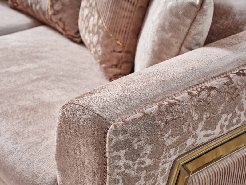 Elegance San Stationary Sofa in Light Grey - 200-SAN-ELE-LG-3