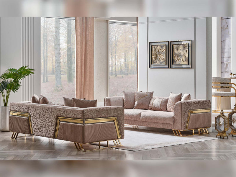 Elegance San Stationary Sofa in Light Grey - 200-SAN-ELE-LG-3