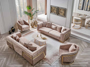 Elegance San Stationary Sofa in Light Grey - 200-SAN-ELE-LG-3