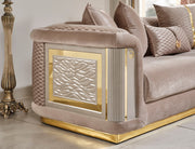 Elegance Stationary Sofa Beige in Beige - 101-ELE-LV260-3