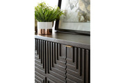 Elinmore Brown/Gold Finish Accent Cabinet - DMV FurnitureCabinet