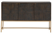 Elinmore Brown/Gold Finish Accent Cabinet - DMV FurnitureCabinet