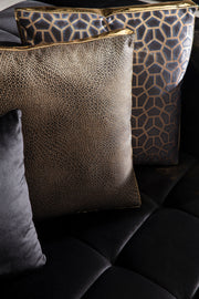 Elisha Black Velvet Double Chaise Sectional - DMV FurnitureSectional