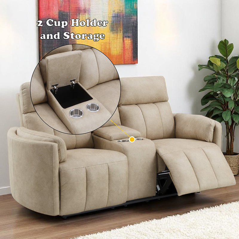 Elison Motion Loveseat w/Console - LV05401