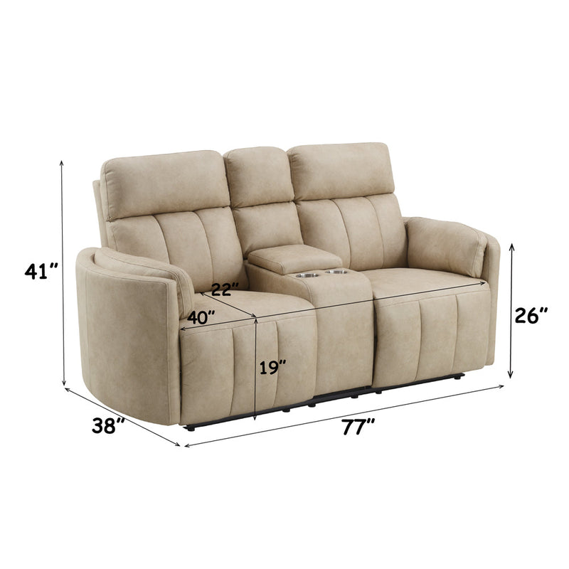 Elison Motion Loveseat w/Console - LV05401