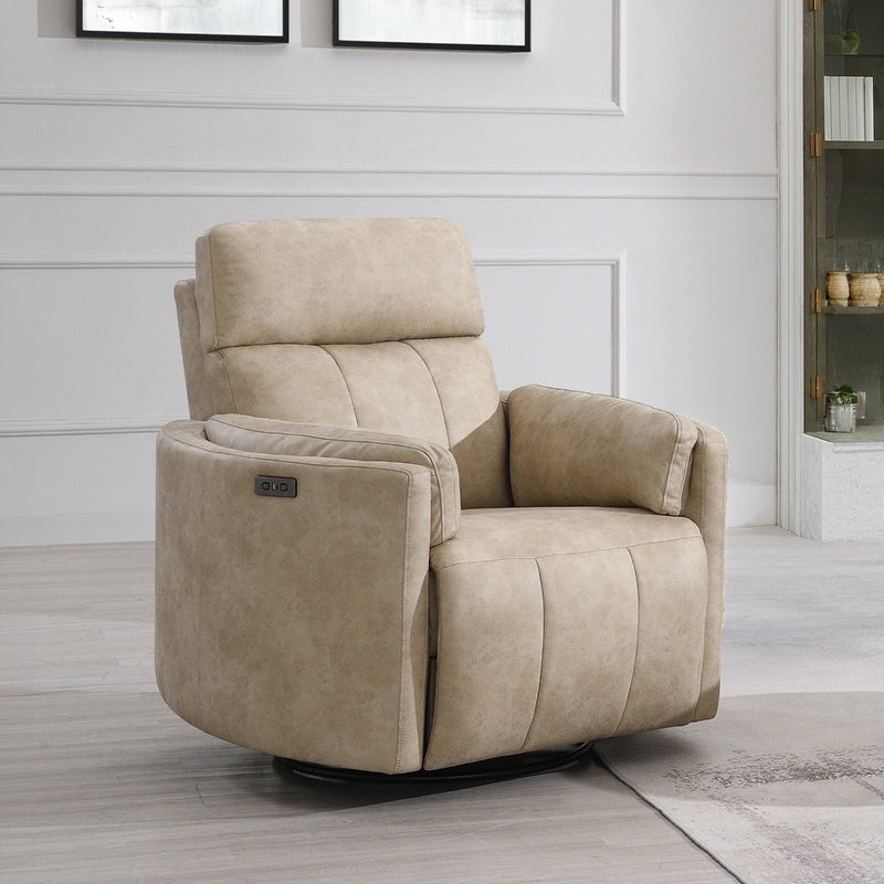 Elison Power Motion Glider Recliner w/Swivel - LV07412