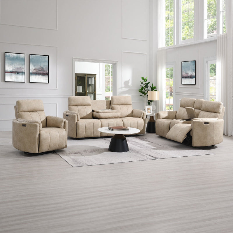 Elison Power Motion Sofa w/Drop Table - LV07410