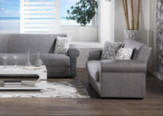 Elita S Love Seat (Diego Gray) 2 Pieces - DMV FurnitureLoveseat