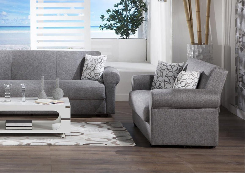Elita S Love Seat (Diego Gray) 2 Pieces - DMV FurnitureLoveseat
