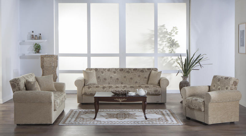 Elita S Love Seat (Yasemin Beige) 2 Pieces - DMV FurnitureLoveseat