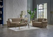 Elita S Sleeper (Koopsi Basic Brown) Living Room Set - DMV FurnitureLiving Room Set