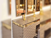 Elite Bedroom (Queen Frame With Headboard & Dresser & 2 Nightstand With Back ) - 120-ELI-SET