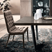 Elite Dining Room Brown  Silver Birch Set - DMV Furniture