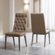 Elite Dining Room Brown  Silver Birch Set - DMV Furniture