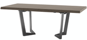 Elite Dining Table Brown  Silver Birch - i27721 - DMV Furniture