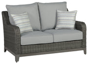 Elite Park Outdoor Loveseat with Cushion - P518-835 - DMV Furniture