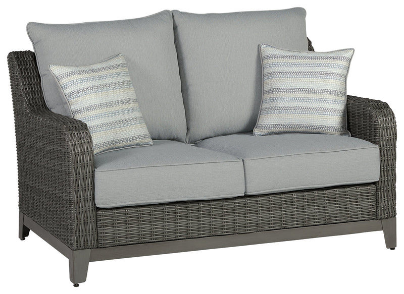 Elite Park Outdoor Loveseat with Cushion - P518-835 - DMV Furniture