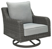 Elite Park Outdoor Swivel Lounge with Cushion - P518-821 - DMV Furniture