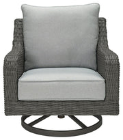 Elite Park Outdoor Swivel Lounge with Cushion - P518-821 - DMV Furniture
