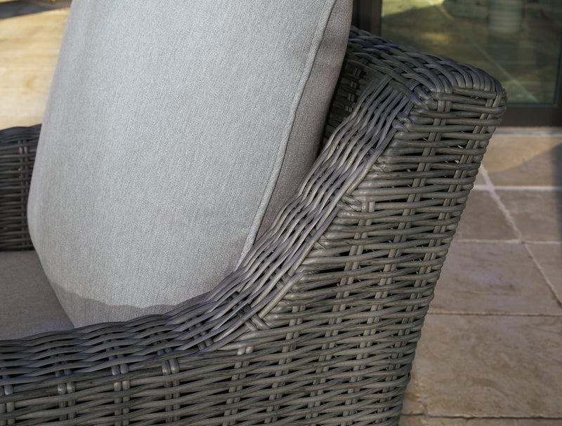 Elite Park Outdoor Swivel Lounge with Cushion - P518-821 - DMV Furniture