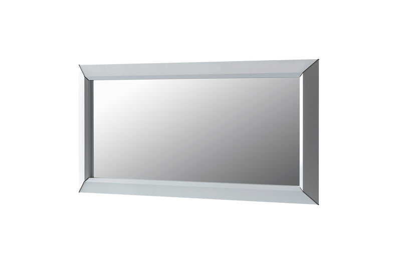 Elite White 3Door Buffet/ Mirror Set - DMV Furniture