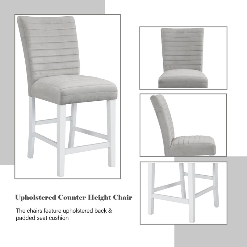 Elizaveta Counter Height Chair (Set-2) - DN00818