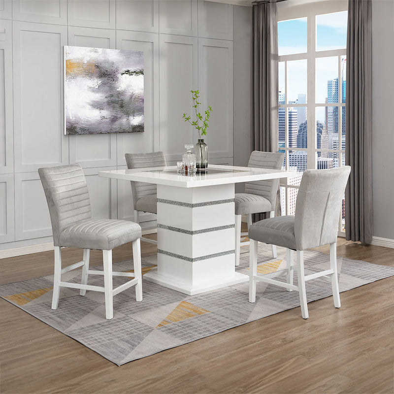 Elizaveta Counter Height Chair (Set-2) - DN00818