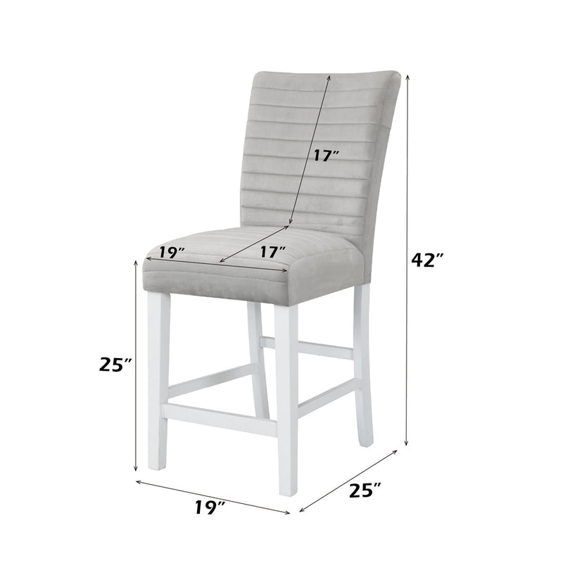 Elizaveta Counter Height Chair (Set-2) - DN00818