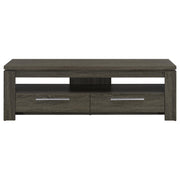 Elkton 2-drawer Engineered Wood 59-inch TV Stand Weathered Grey - 701979