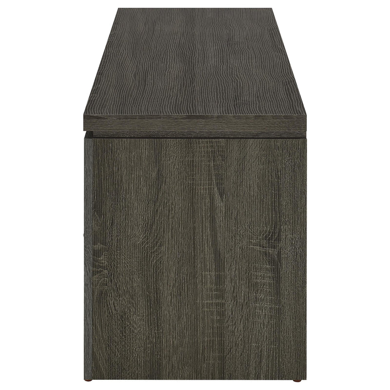 Elkton 2-drawer Engineered Wood 59-inch TV Stand Weathered Grey - 701979