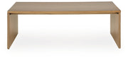 Ella Grove Rich Brown Coffee Table - T639-1