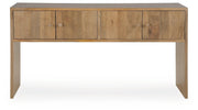 Ella Grove Rich Brown Console - T639-4