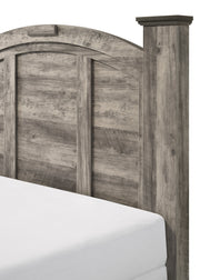 Ella - Mae Rustic Brown King Poster Bed - DMV FurnitureKing Bed