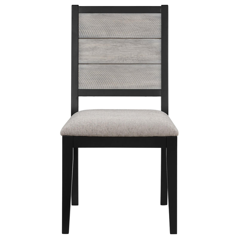 Elodie 5-piece Rectangular Extension Leaf Dining Set Black - 121221-S5