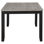 Elodie 7-piece Rectangular Extension Leaf Dining Set Black - 121221-S7