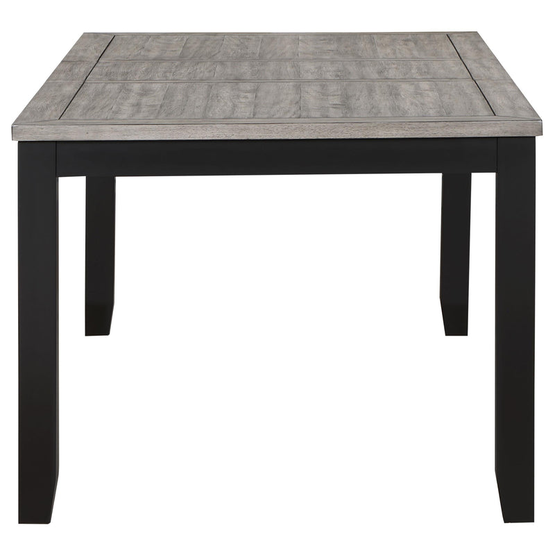 Elodie 7-piece Rectangular Extension Leaf Dining Set Black - 121221-S7