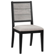 Elodie 7-piece Rectangular Extension Leaf Dining Set Black - 121221-S7