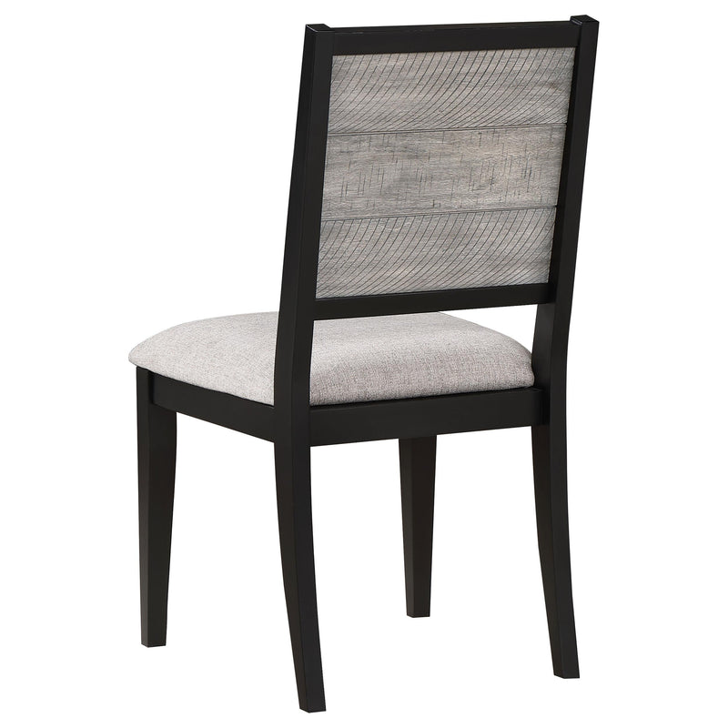 Elodie 7-piece Rectangular Extension Leaf Dining Set Black - 121221-S7