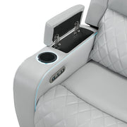 Elonzo Power Motion Recliner w w/LED, Power Headrest & Speaker - LV05902