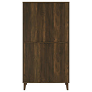 Elouise 4-door Engineered Wood Tall Accent Cabinet Dark Pine - 950335