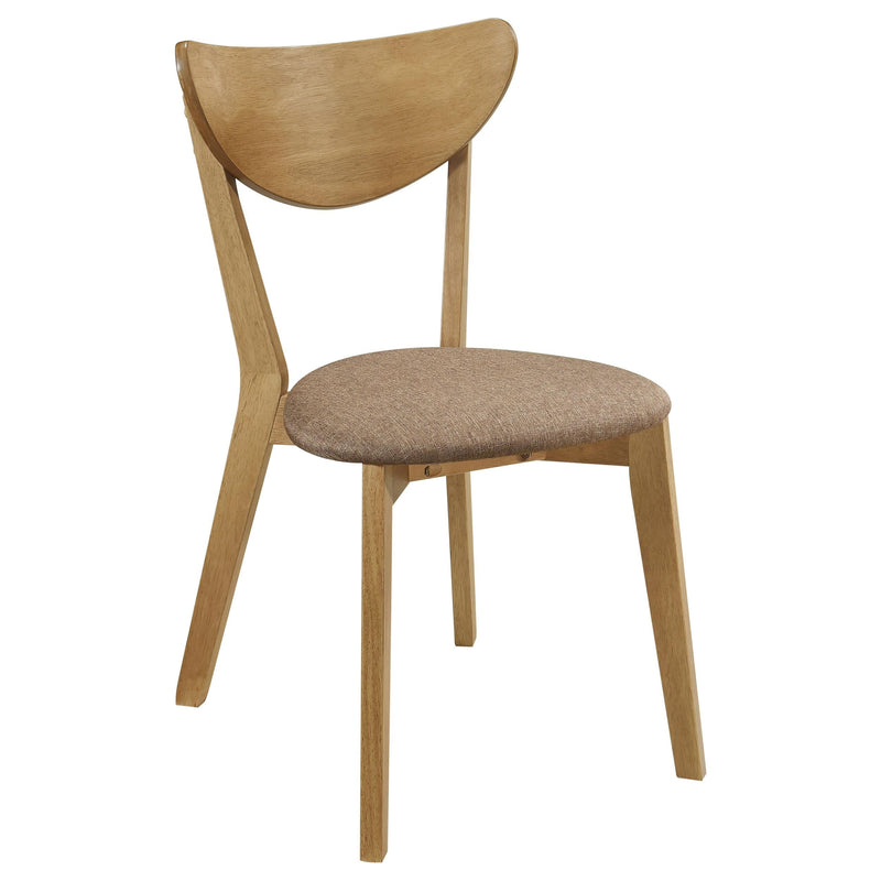 Elowen Wood Dining Side Chair Light Walnut (Set of 2) - 108442