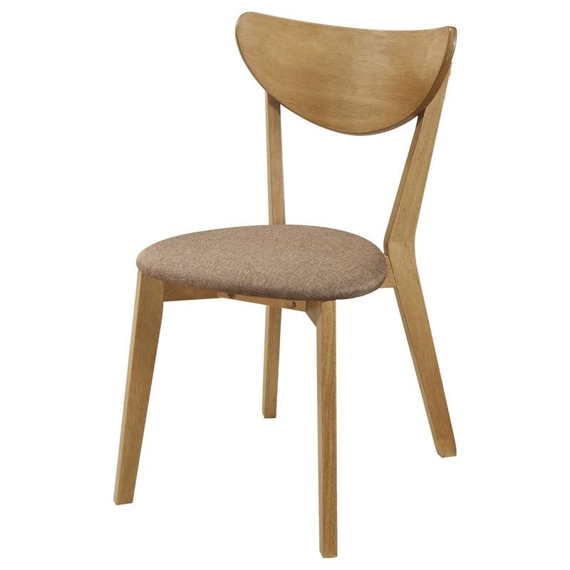 Elowen Wood Dining Side Chair Light Walnut (Set of 2) - 108442