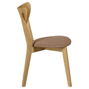 Elowen Wood Dining Side Chair Light Walnut (Set of 2) - 108442