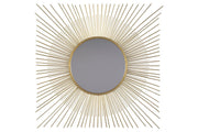 Elspeth Gold Finish Accent Mirror - DMV FurnitureOther Products