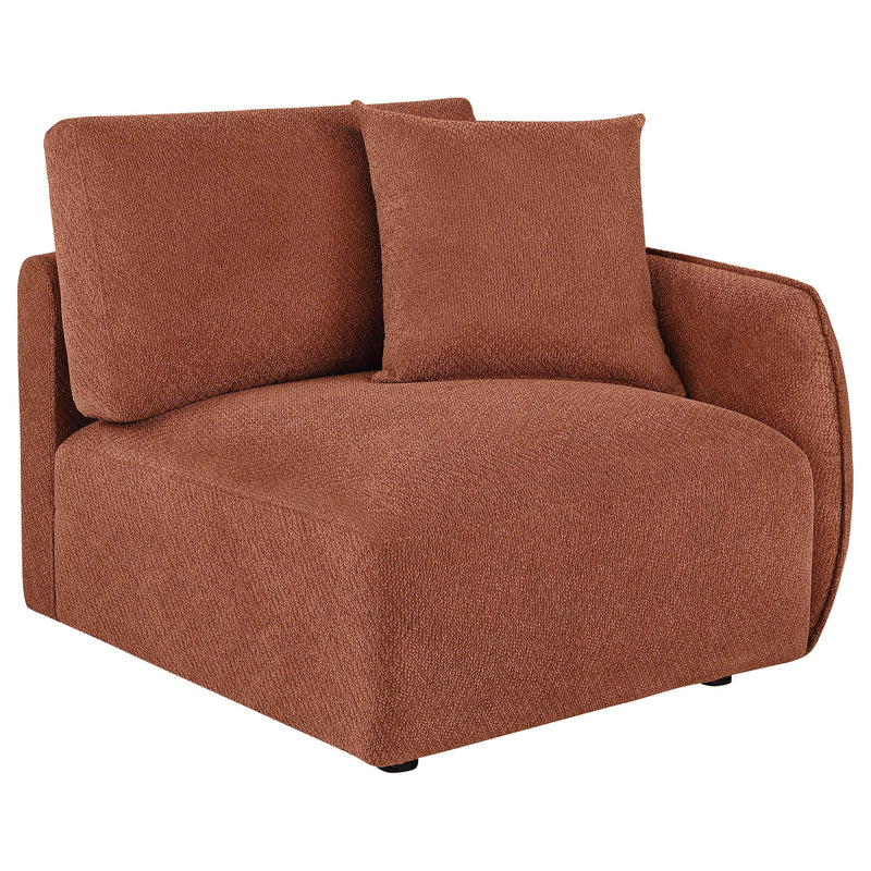 Elysia 6-piece Fabric Upholstered Modular Sectional Sofa Coral - 551891-SET