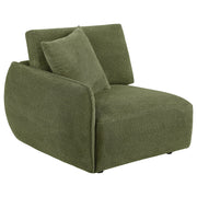 Elysia 6-piece Fabric Upholstered Modular Sectional Sofa Green - 551895-SET