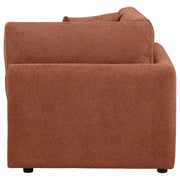 Elysia Fabric Upholstered Modular Corner Chair Coral - 551892