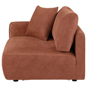 Elysia Fabric Upholstered Modular LAF Chair Coral - 551894LAF
