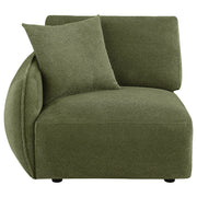 Elysia Fabric Upholstered Modular LAF Chair Green - 551898LAF